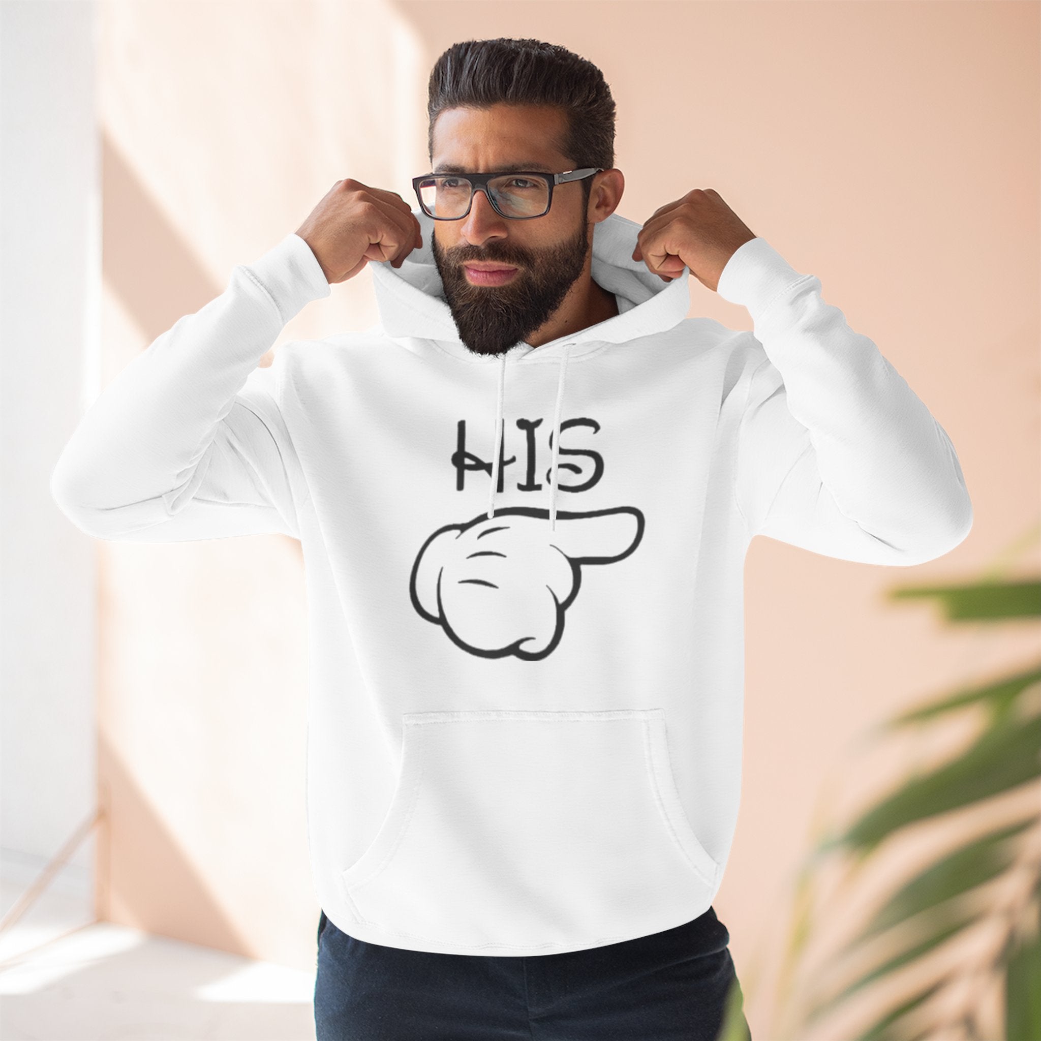 Copy of Her King Hoodie – "Her King" Graphic Fleece Pullover