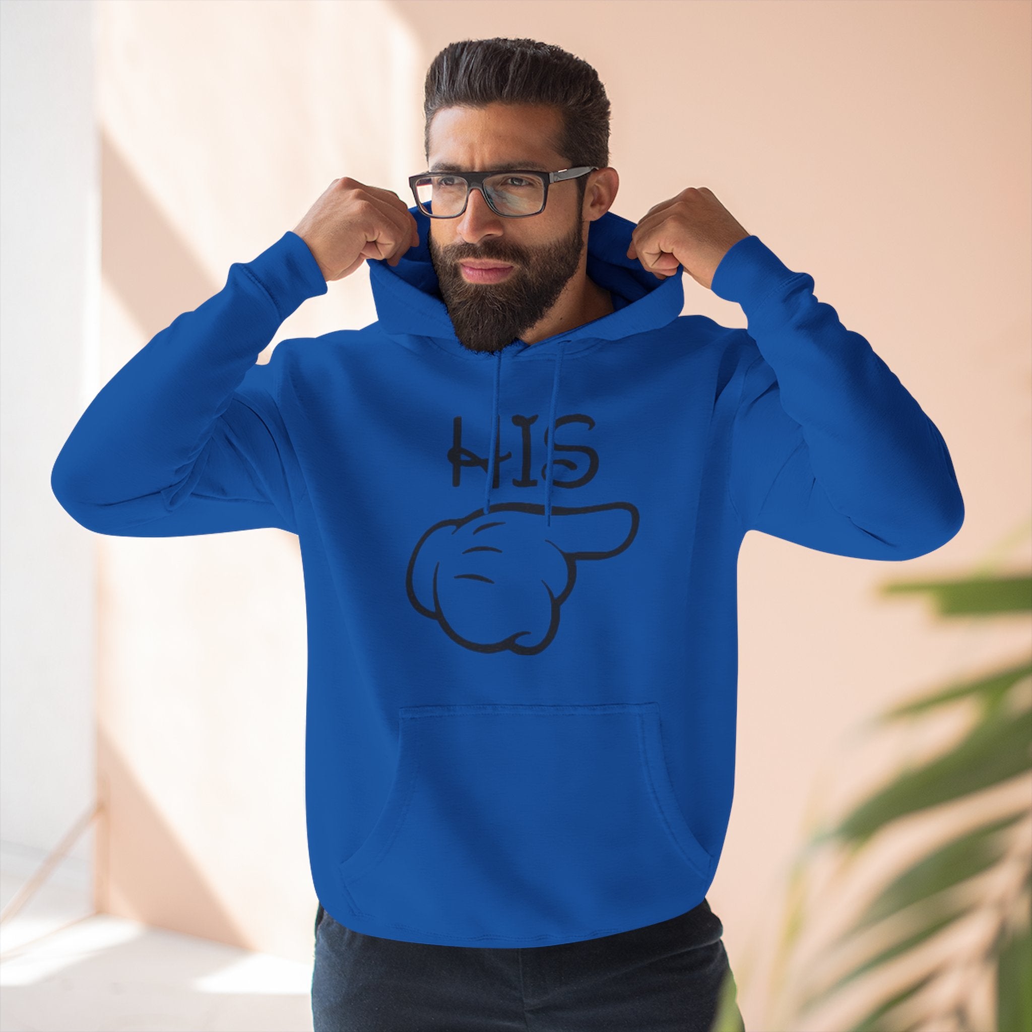 Copy of Her King Hoodie – "Her King" Graphic Fleece Pullover