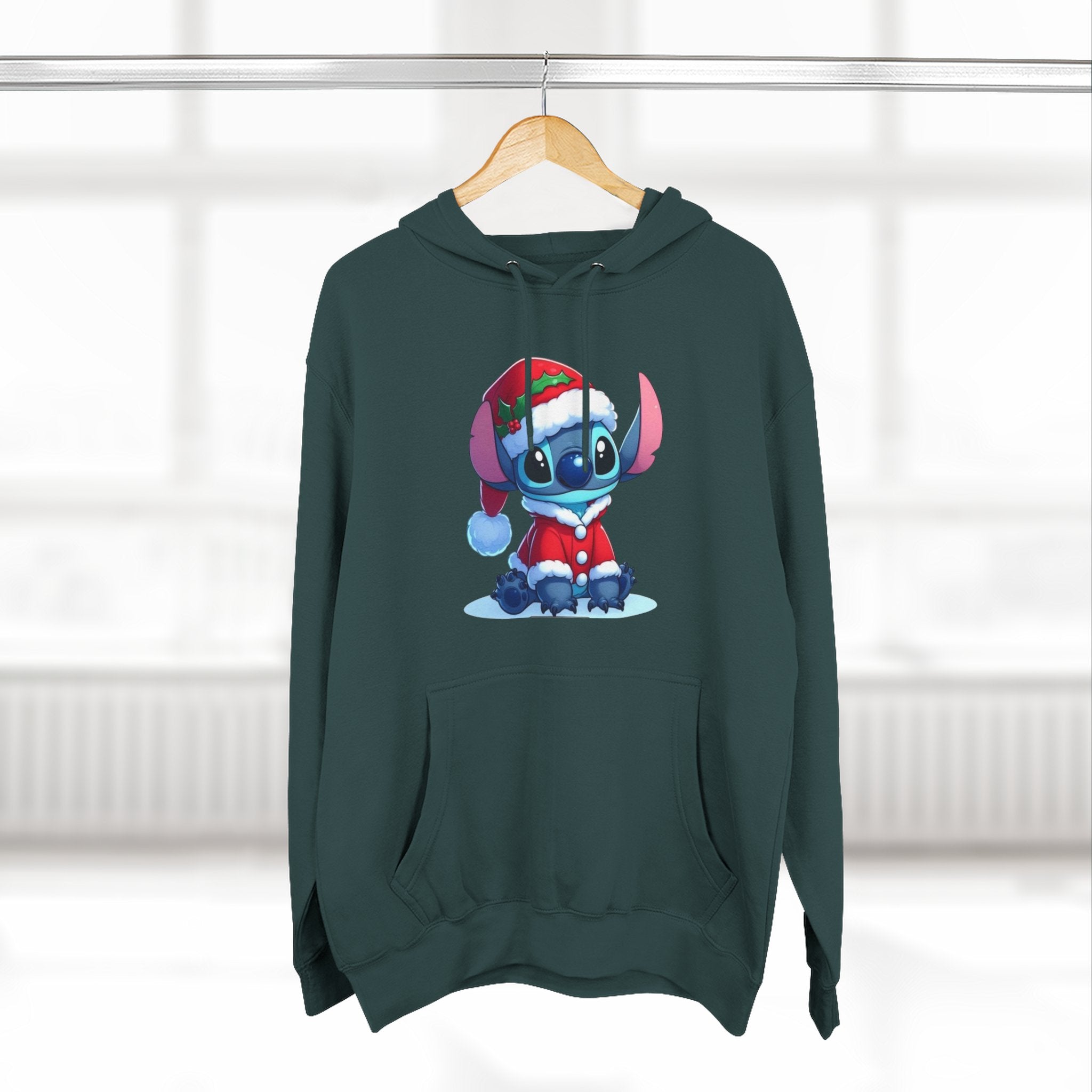 Christmas Stitch Hoodie — Cute Holiday Cartoon Pullover