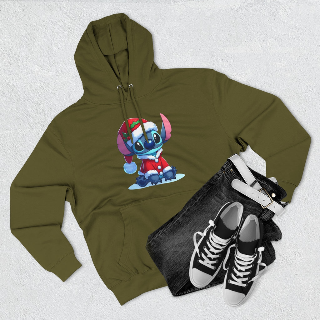 Christmas Stitch Hoodie — Cute Holiday Cartoon Pullover