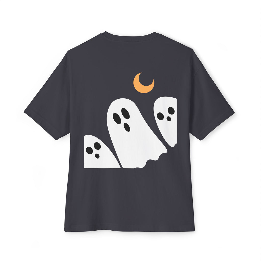 Halloween Vibes Oversized Tee, Unisex Halloween Shirt, Fall Fashion Tee, Spooky Season Top, Pumpkin Graphic Tee, Comfortable Casual Tee