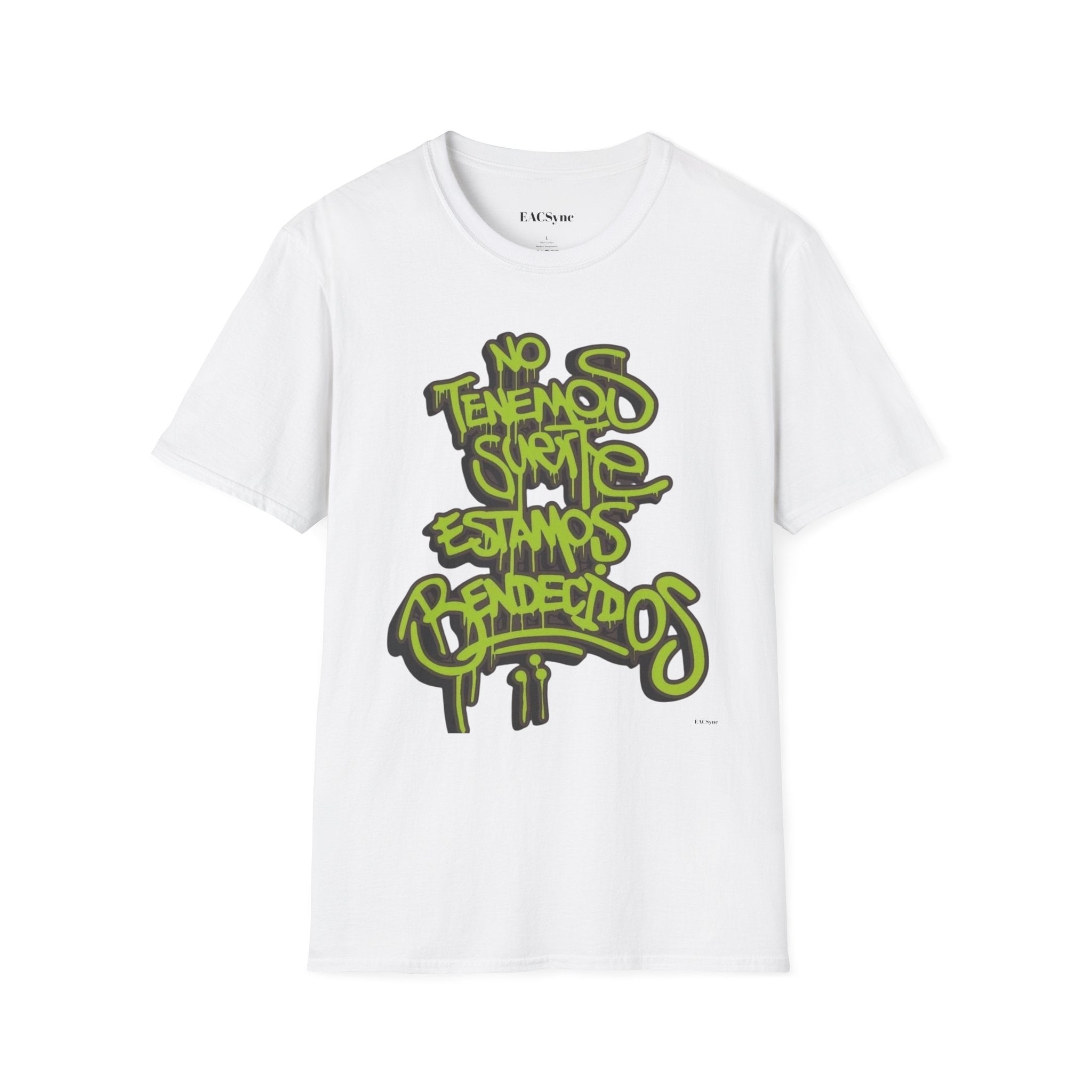 Graffiti-Inspired Unisex Softstyle T-Shirt - Streetwear Fashion, Stylish Gift, Casual Wear, Comfortable Tee, Urban Art Tee