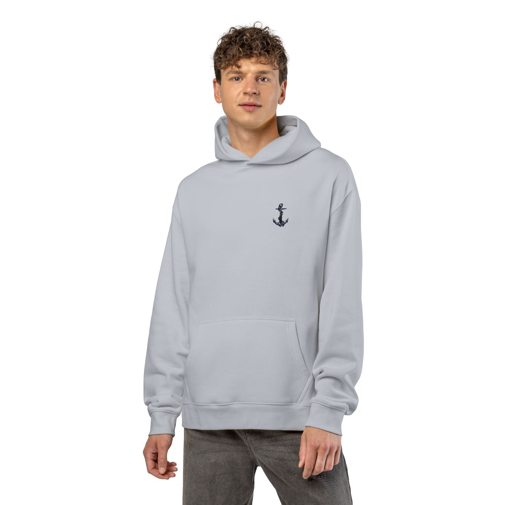 Copy of Anchor Embroidered Hoodie — Minimal Nautical Relaxed Pullover