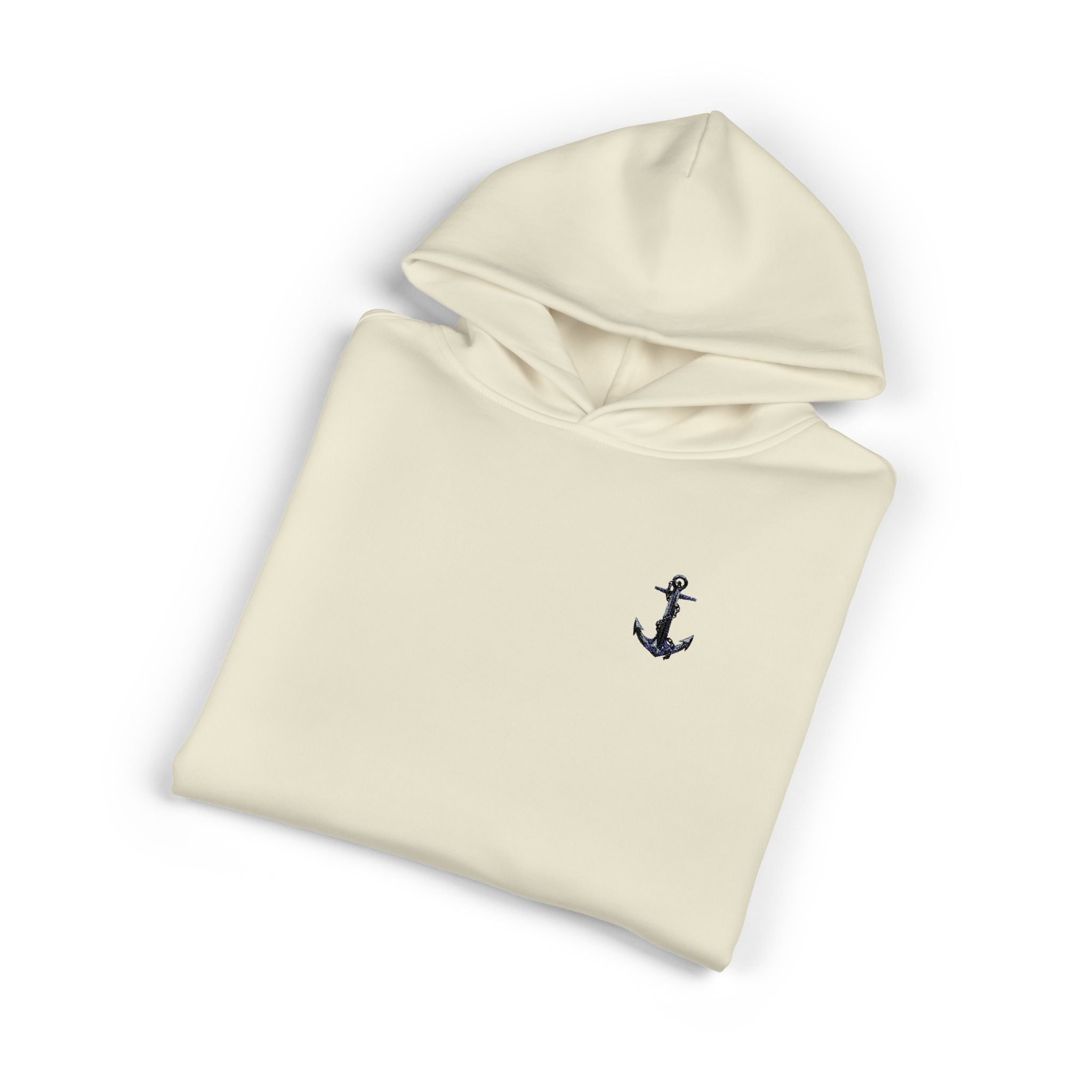 Copy of Anchor Embroidered Hoodie — Minimal Nautical Relaxed Pullover
