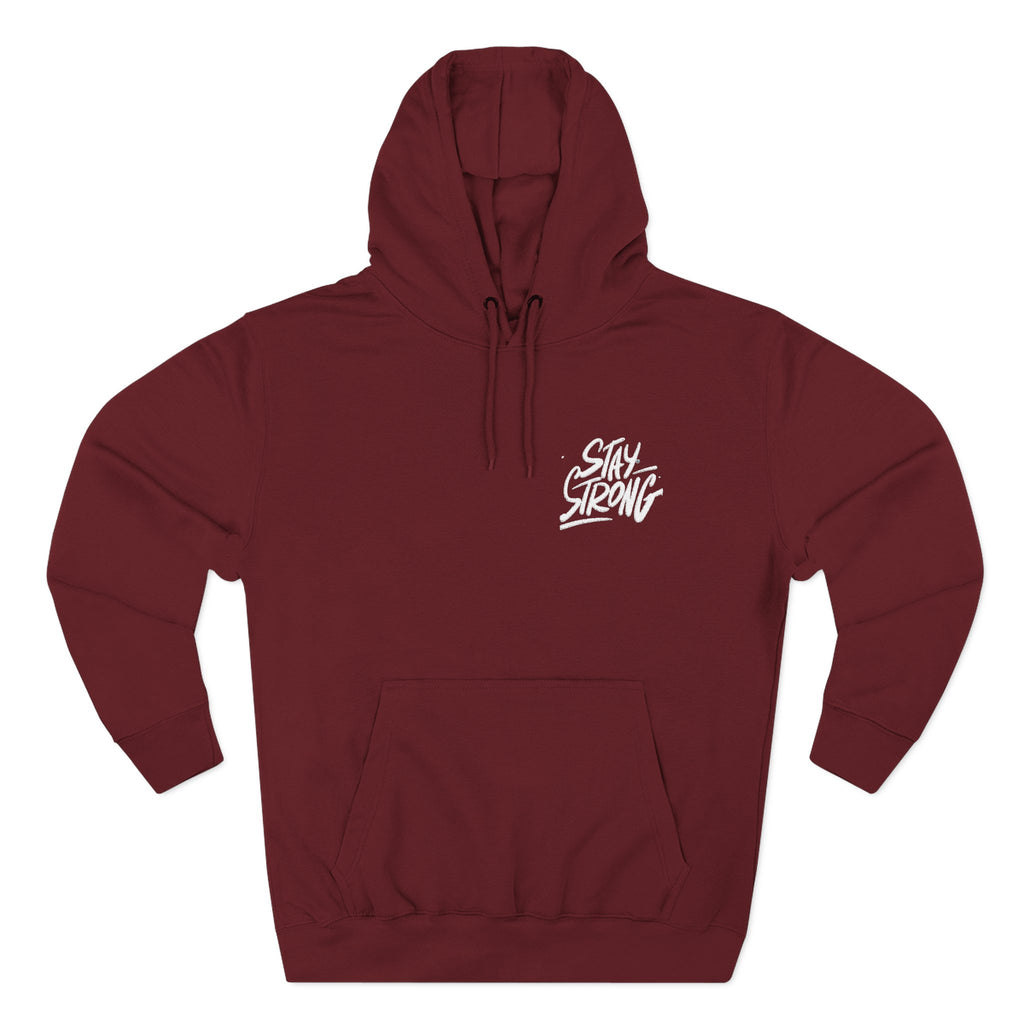 Stay Strong Hoodie — Motivational ‘Stay Strong’ Fleece Pullover