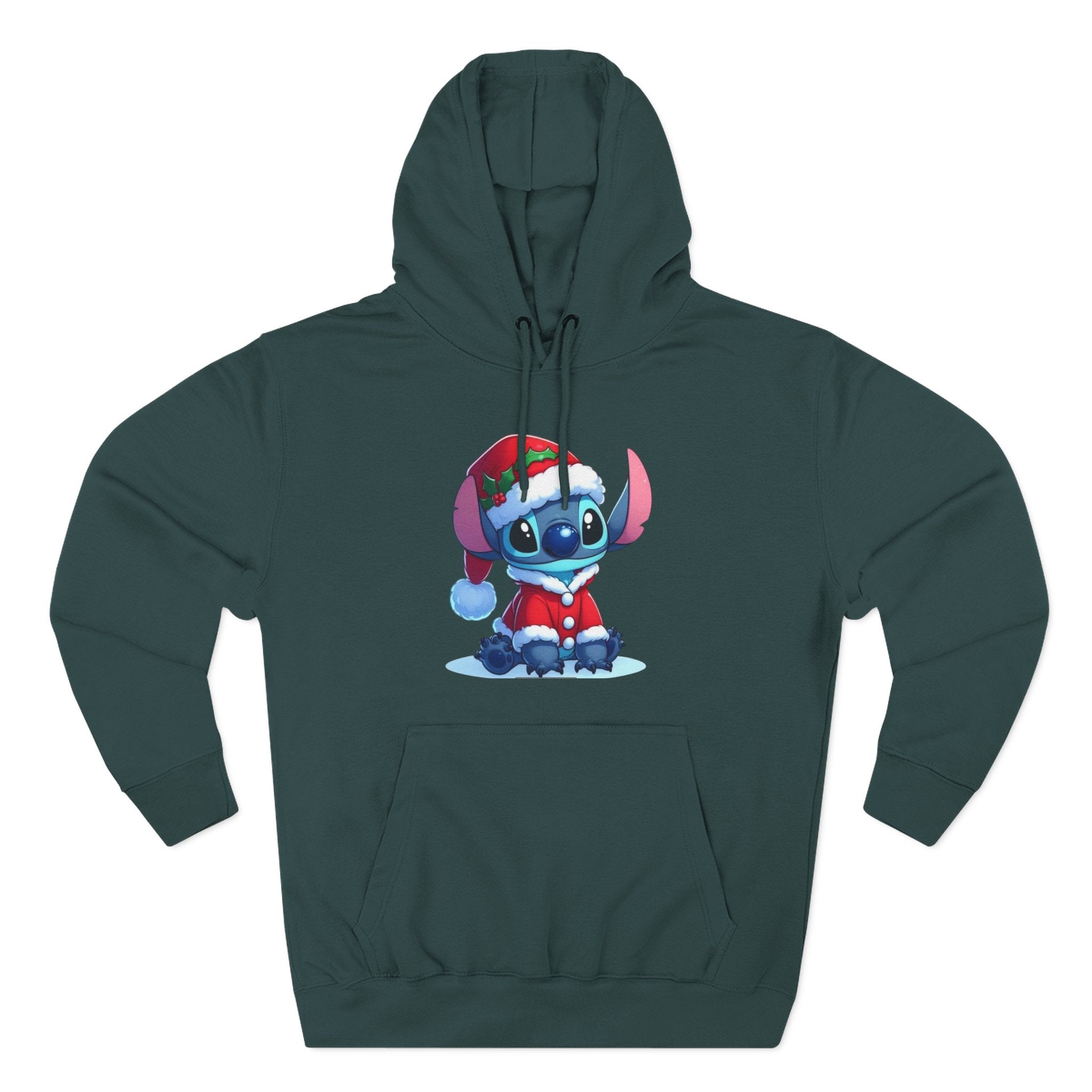 Christmas Stitch Hoodie — Cute Holiday Cartoon Pullover
