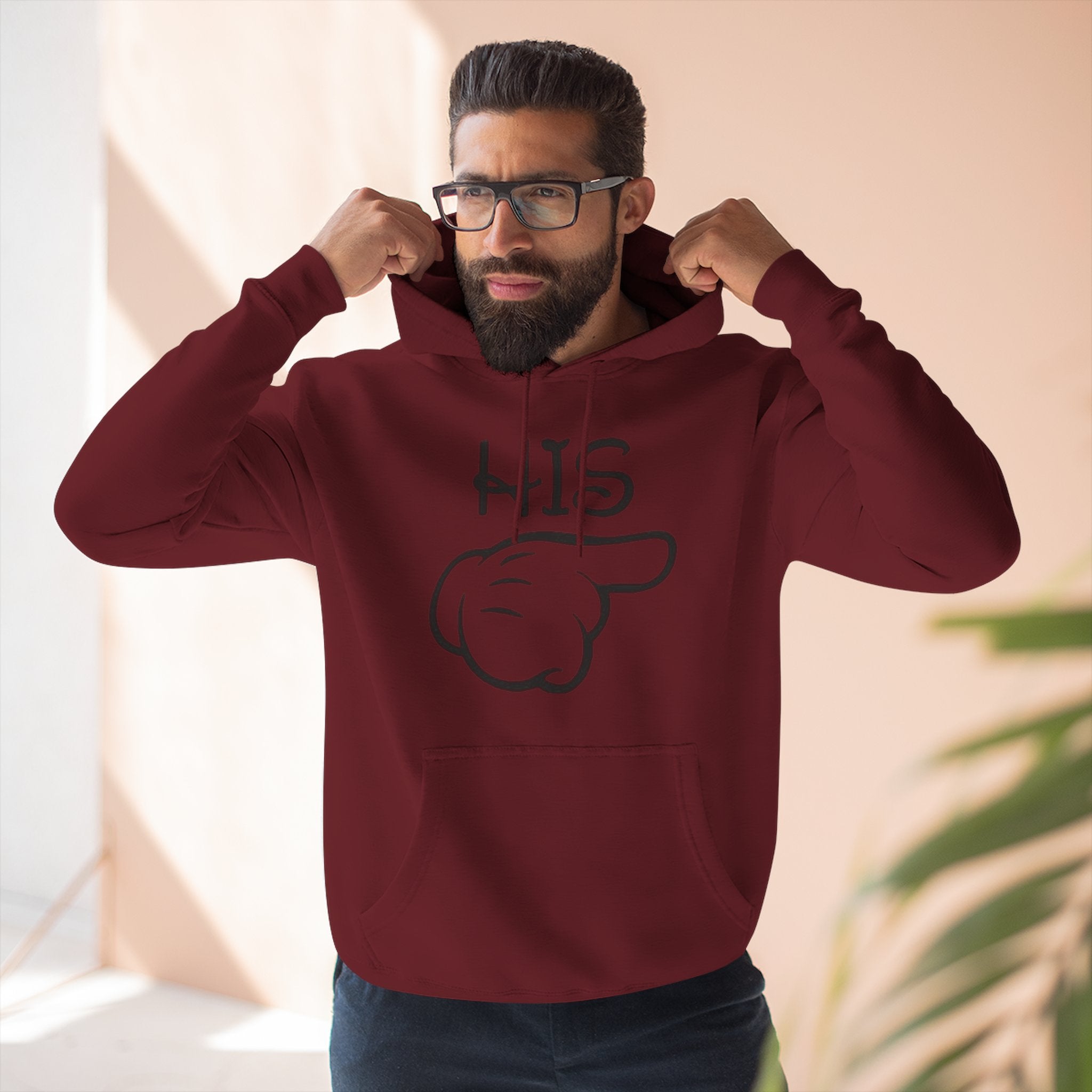 Copy of Her King Hoodie – "Her King" Graphic Fleece Pullover