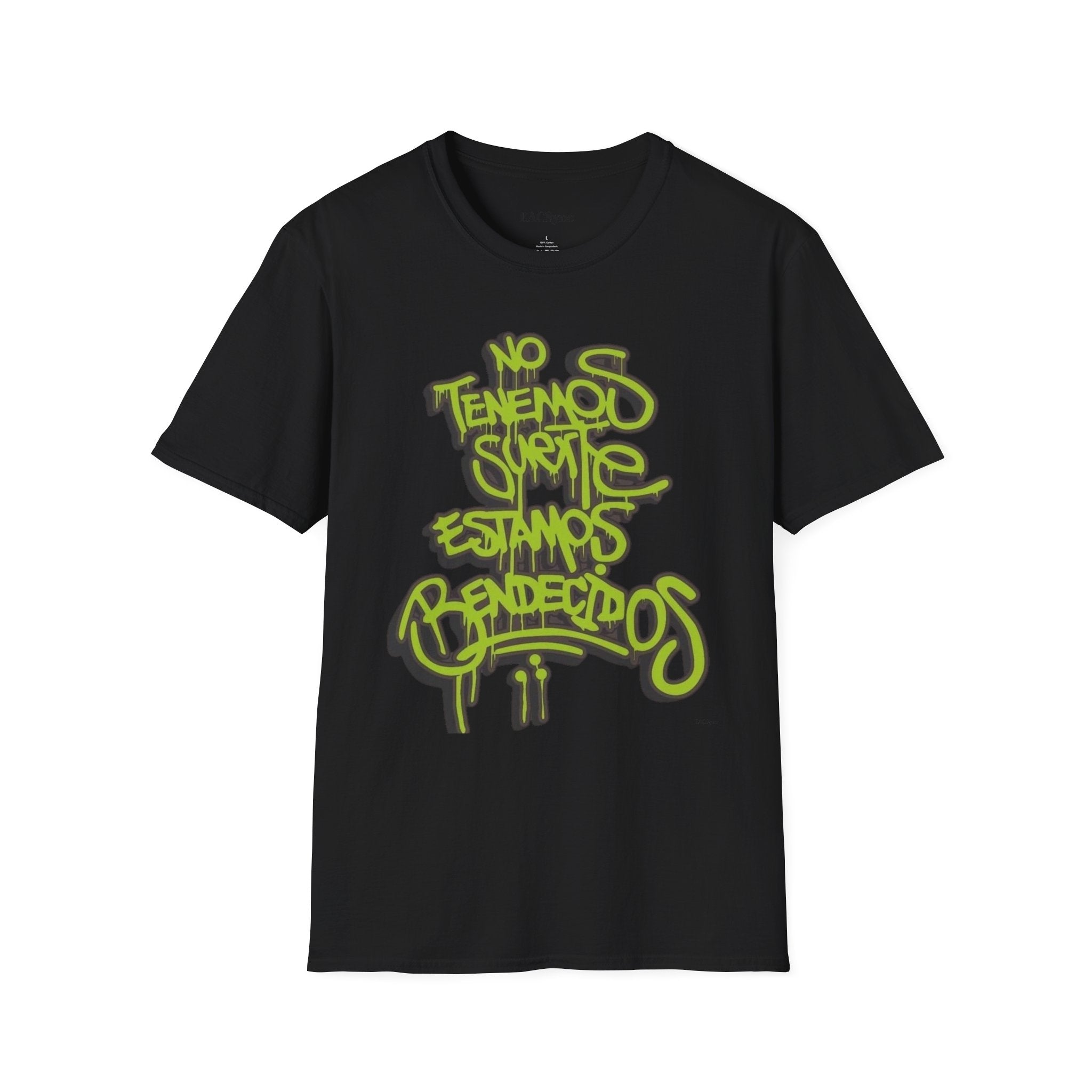 Graffiti-Inspired Unisex Softstyle T-Shirt - Streetwear Fashion, Stylish Gift, Casual Wear, Comfortable Tee, Urban Art Tee