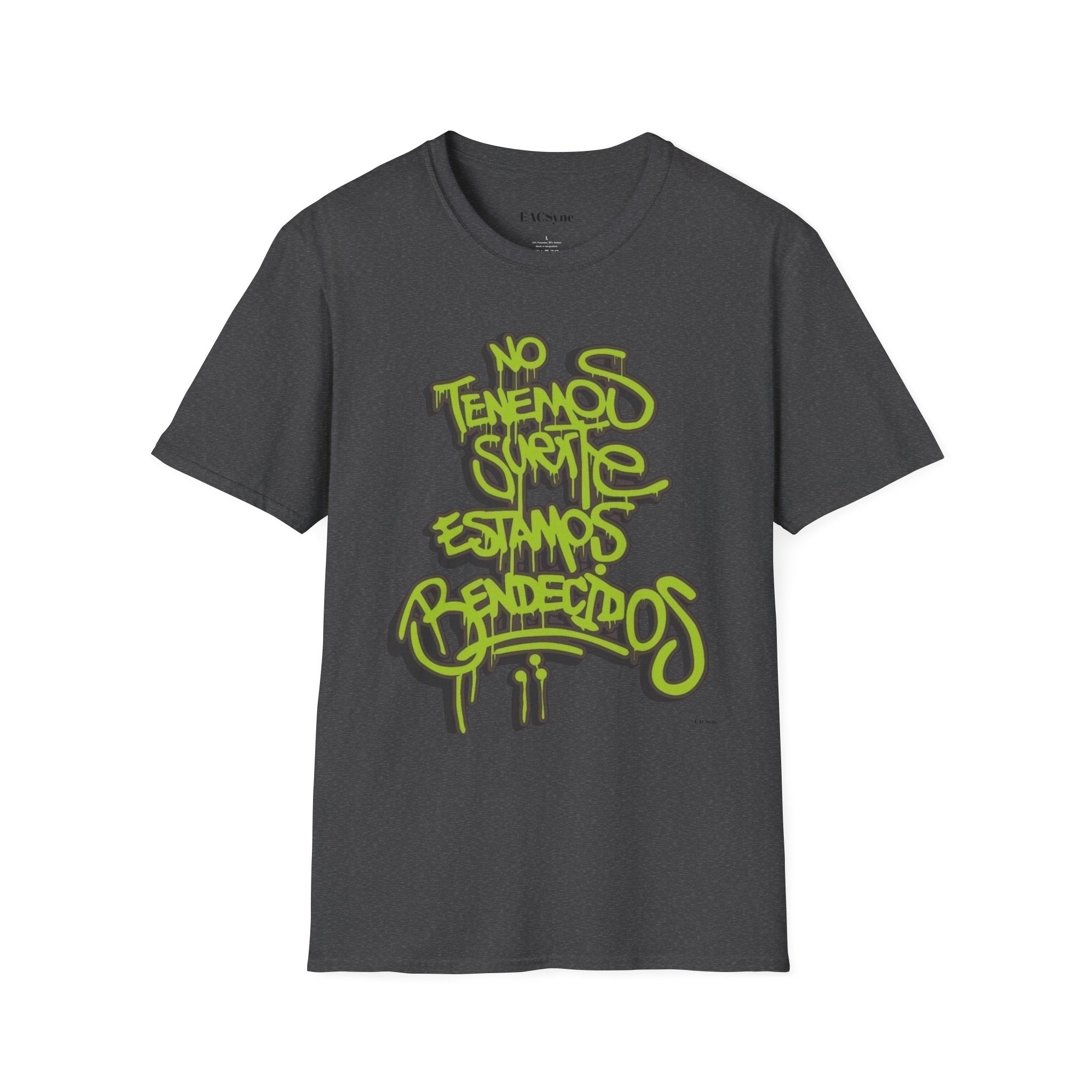 Graffiti-Inspired Unisex Softstyle T-Shirt - Streetwear Fashion, Stylish Gift, Casual Wear, Comfortable Tee, Urban Art Tee