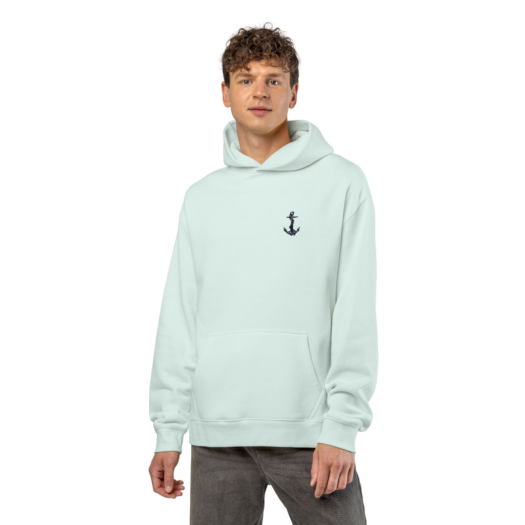 Copy of Anchor Embroidered Hoodie — Minimal Nautical Relaxed Pullover