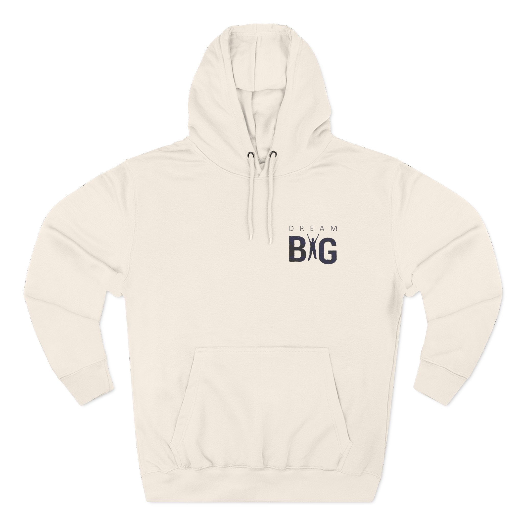 Dream Big Hoodie — Minimal Motivational Fleece Pullover