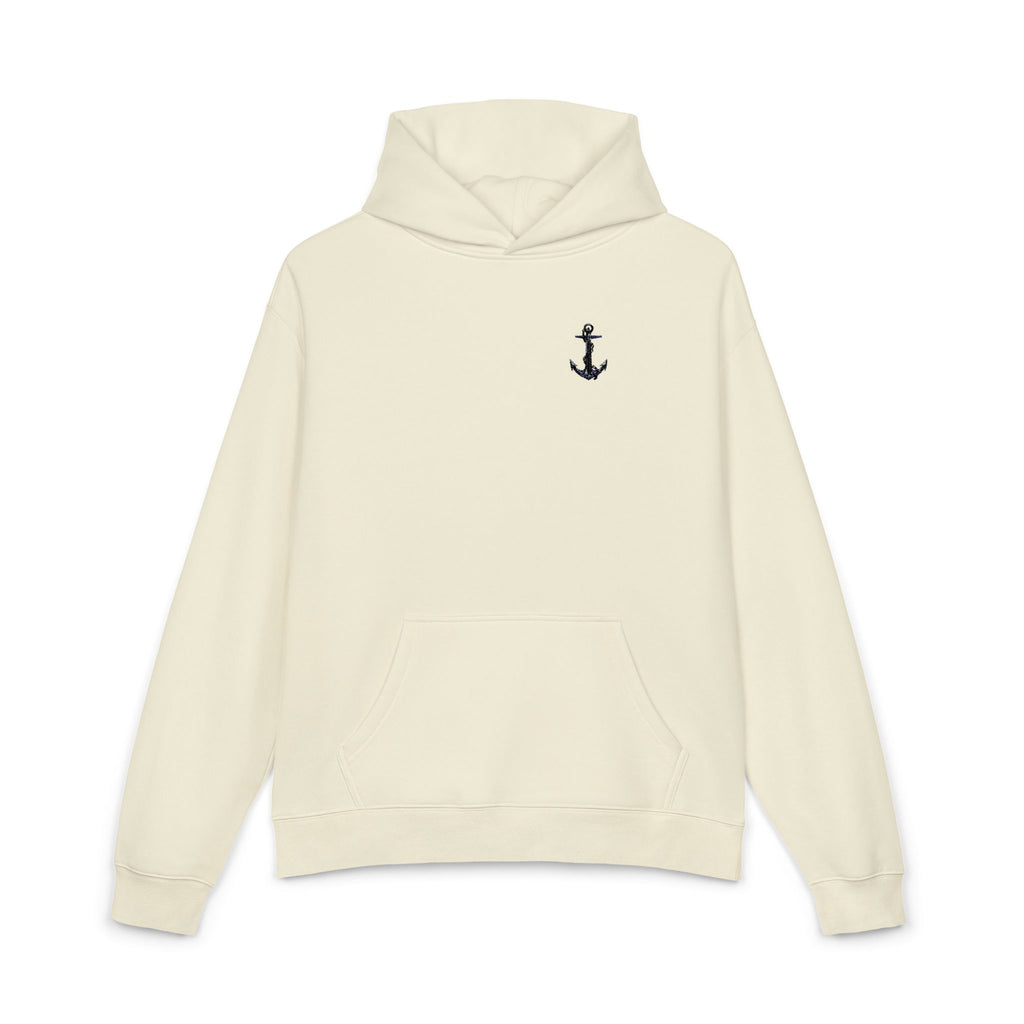 Copy of Anchor Embroidered Hoodie — Minimal Nautical Relaxed Pullover