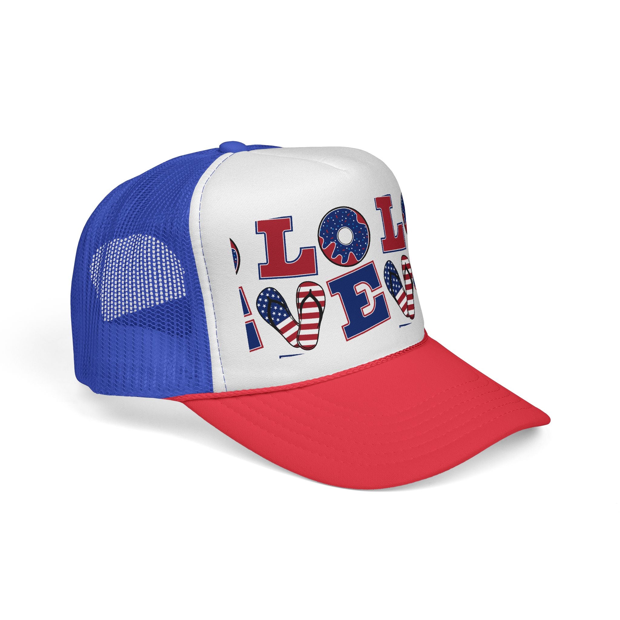 Patriotic Trucker Cap for Independence Day, Summer Festivals, Casual Wear, Father’s Day, Gifts for America Lovers