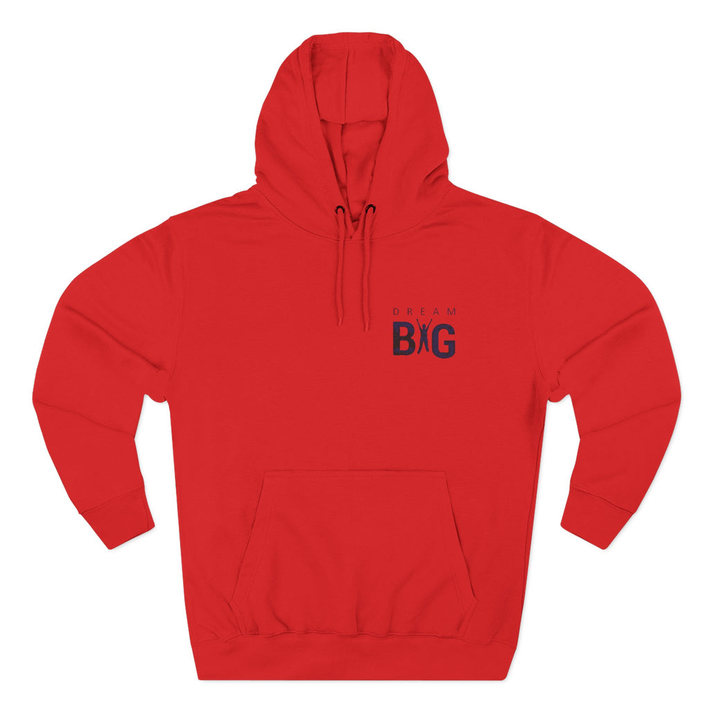 Dream Big Hoodie — Minimal Motivational Fleece Pullover