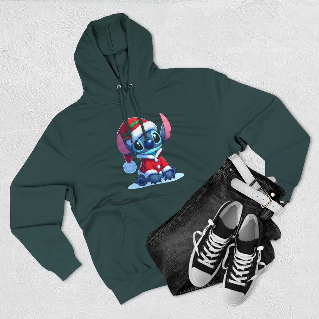 Christmas Stitch Hoodie — Cute Holiday Cartoon Pullover