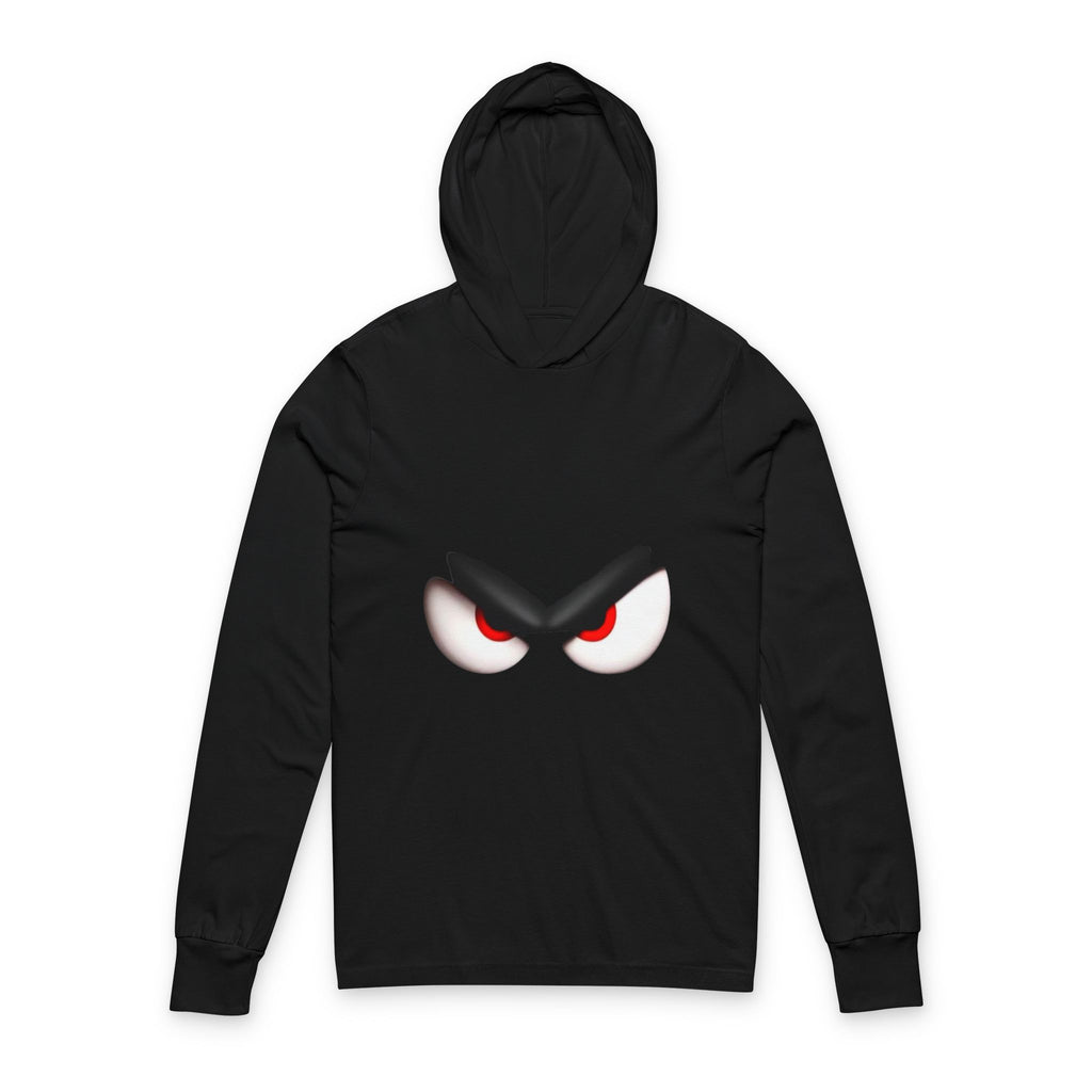 Copy of Copy of Copy of Copy of Copy of Black and White Unisex Hooded Long Sleeve Tee - Sudaderas Blanco y Negro