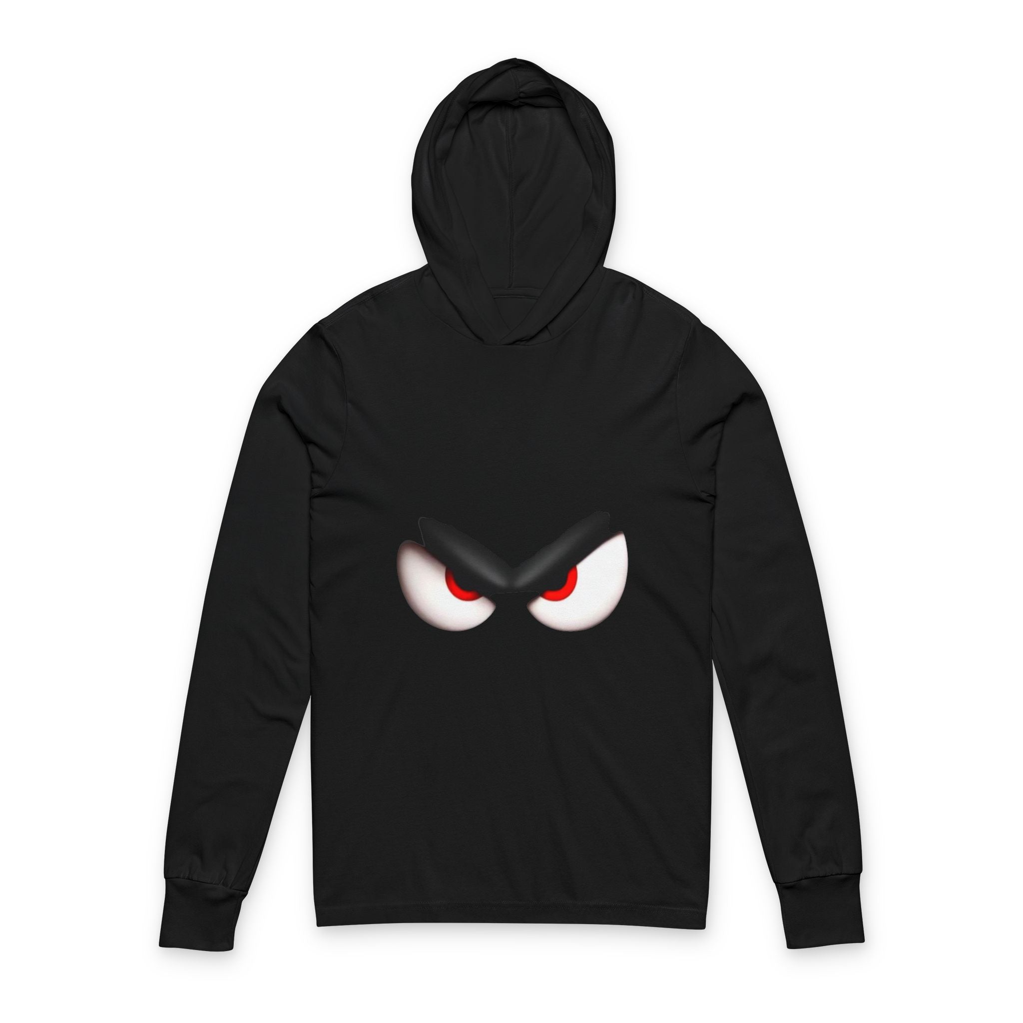 Copy of Copy of Copy of Copy of Copy of Black and White Unisex Hooded Long Sleeve Tee - Sudaderas Blanco y Negro