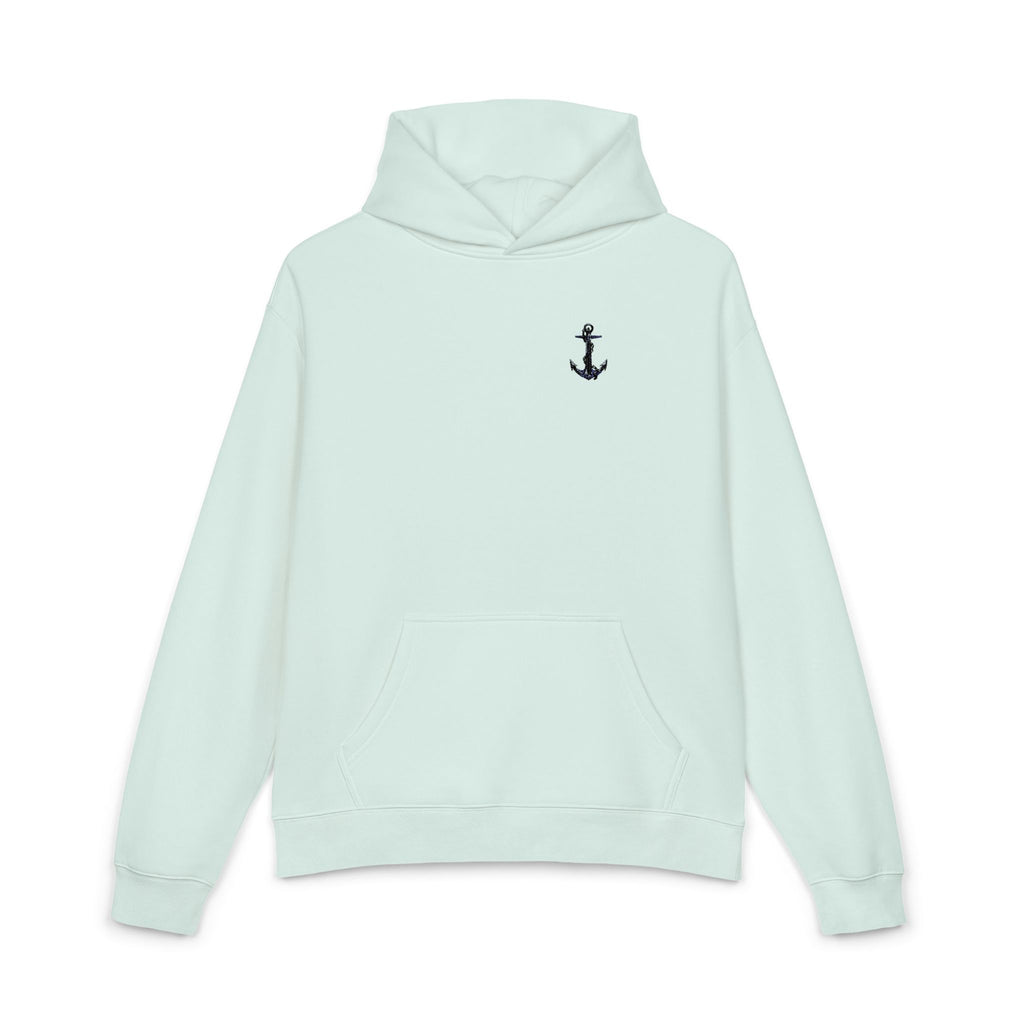Copy of Anchor Embroidered Hoodie — Minimal Nautical Relaxed Pullover
