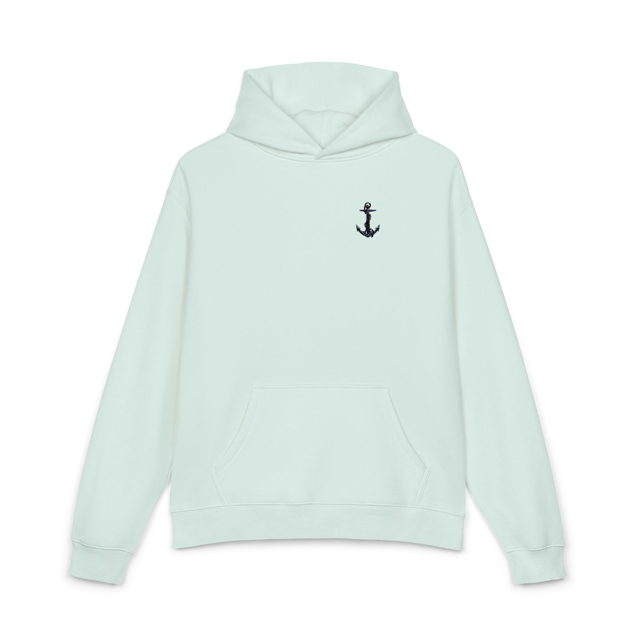 Copy of Anchor Embroidered Hoodie — Minimal Nautical Relaxed Pullover