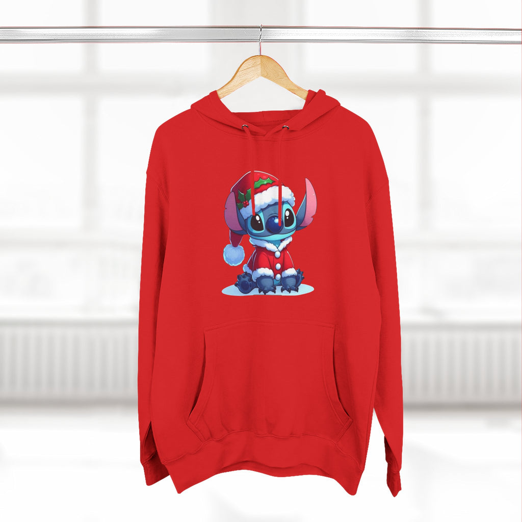 Christmas Stitch Hoodie — Cute Holiday Cartoon Pullover