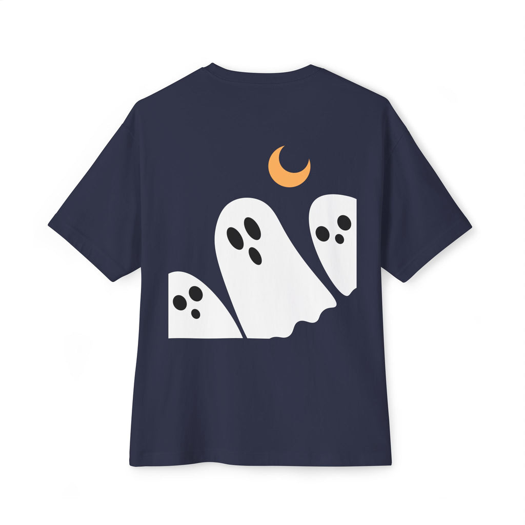 Halloween Vibes Oversized Tee, Unisex Halloween Shirt, Fall Fashion Tee, Spooky Season Top, Pumpkin Graphic Tee, Comfortable Casual Tee