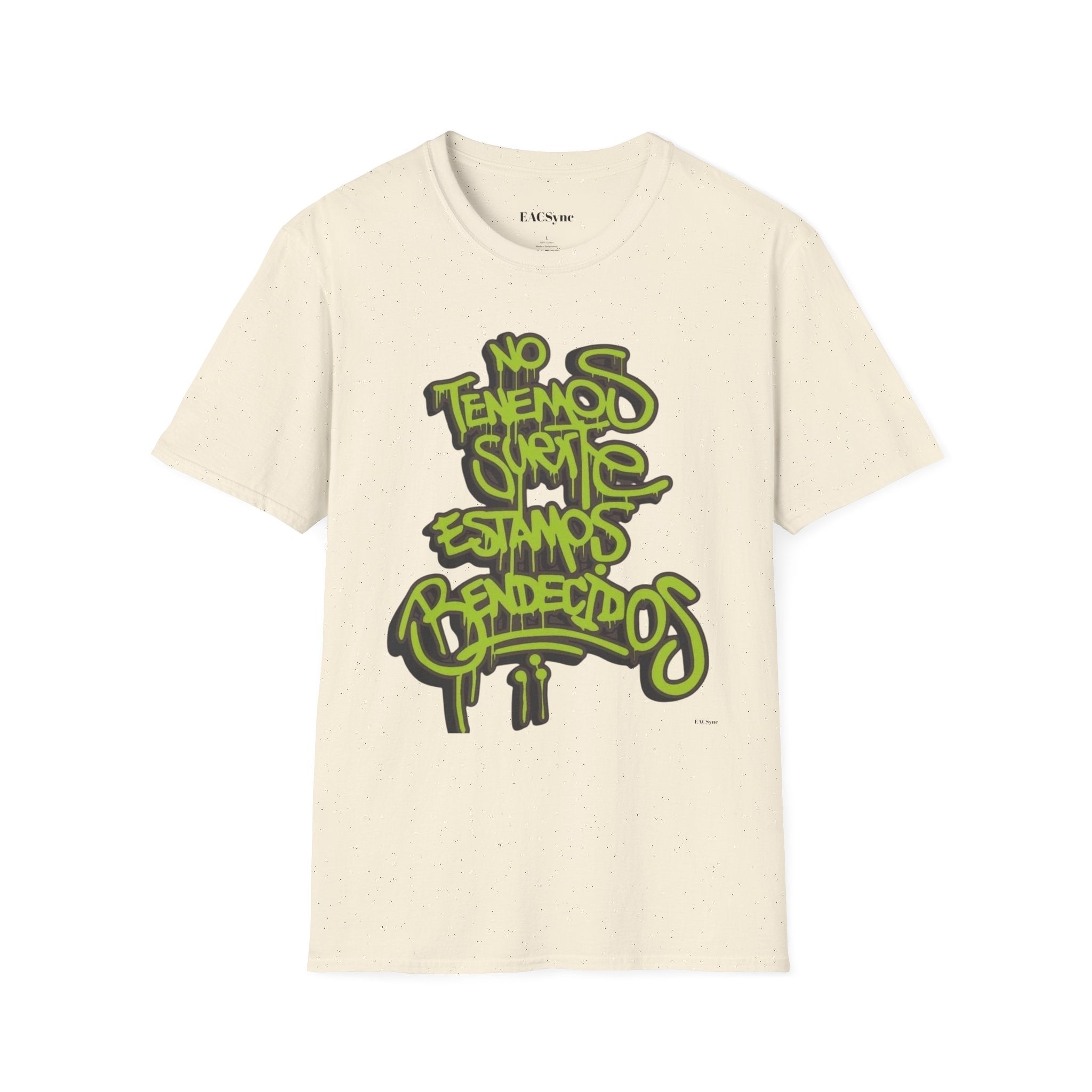 Graffiti-Inspired Unisex Softstyle T-Shirt - Streetwear Fashion, Stylish Gift, Casual Wear, Comfortable Tee, Urban Art Tee