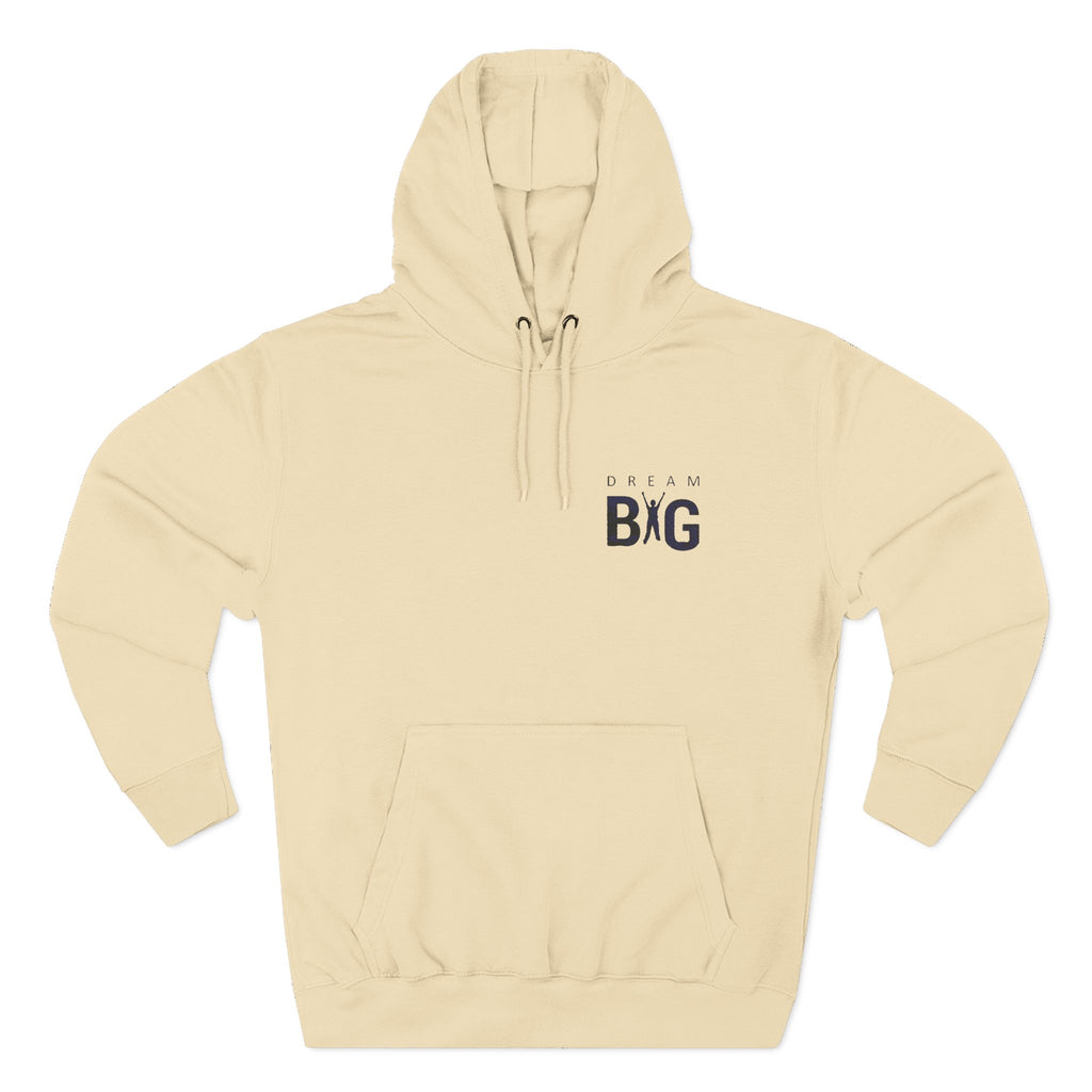 Dream Big Hoodie — Minimal Motivational Fleece Pullover