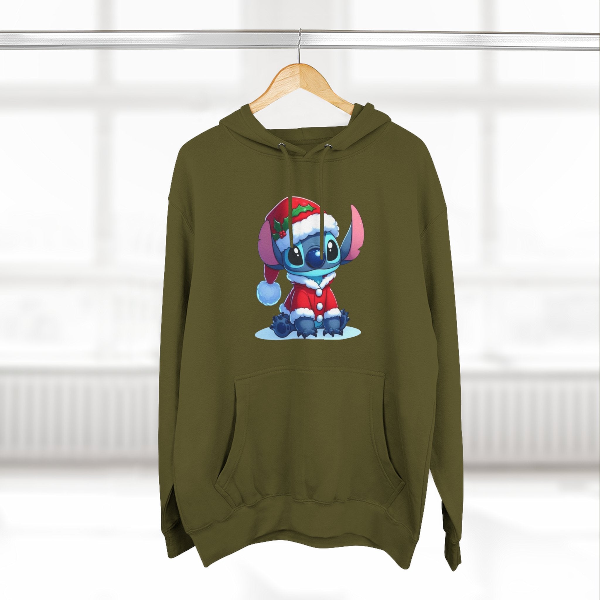 Christmas Stitch Hoodie — Cute Holiday Cartoon Pullover