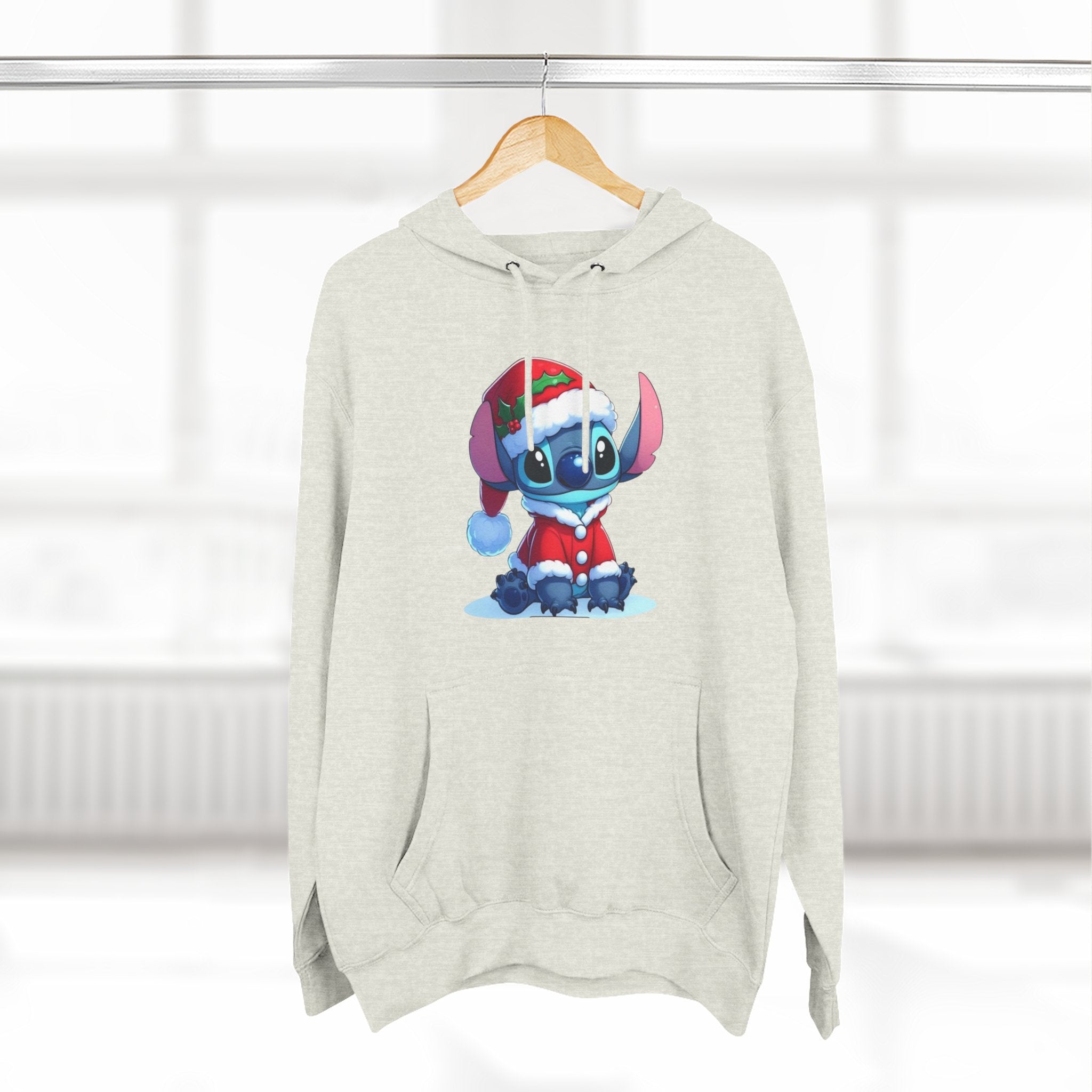 Christmas Stitch Hoodie — Cute Holiday Cartoon Pullover