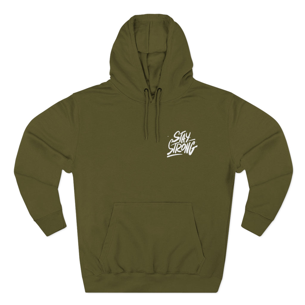 Stay Strong Hoodie — Motivational ‘Stay Strong’ Fleece Pullover