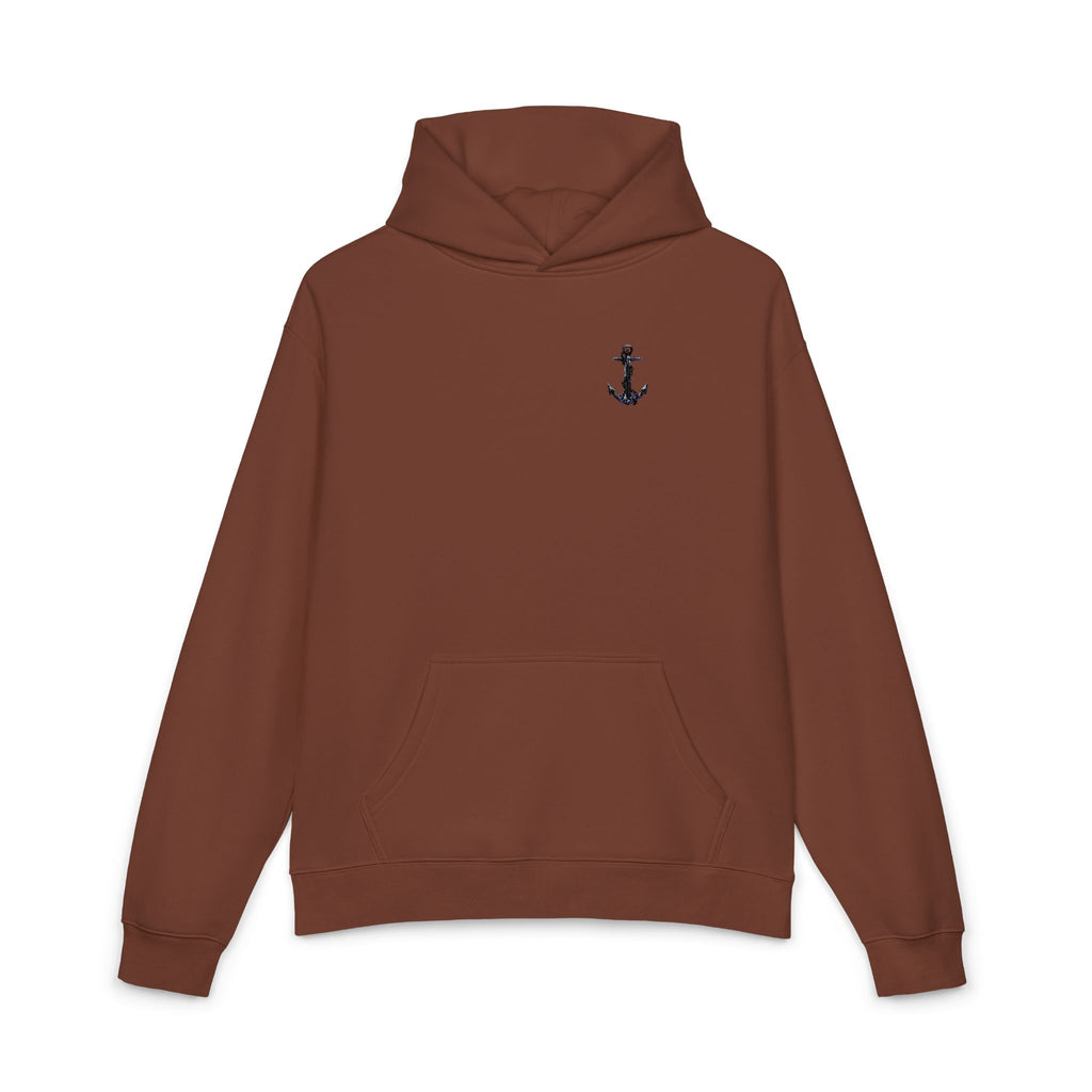 Copy of Anchor Embroidered Hoodie — Minimal Nautical Relaxed Pullover