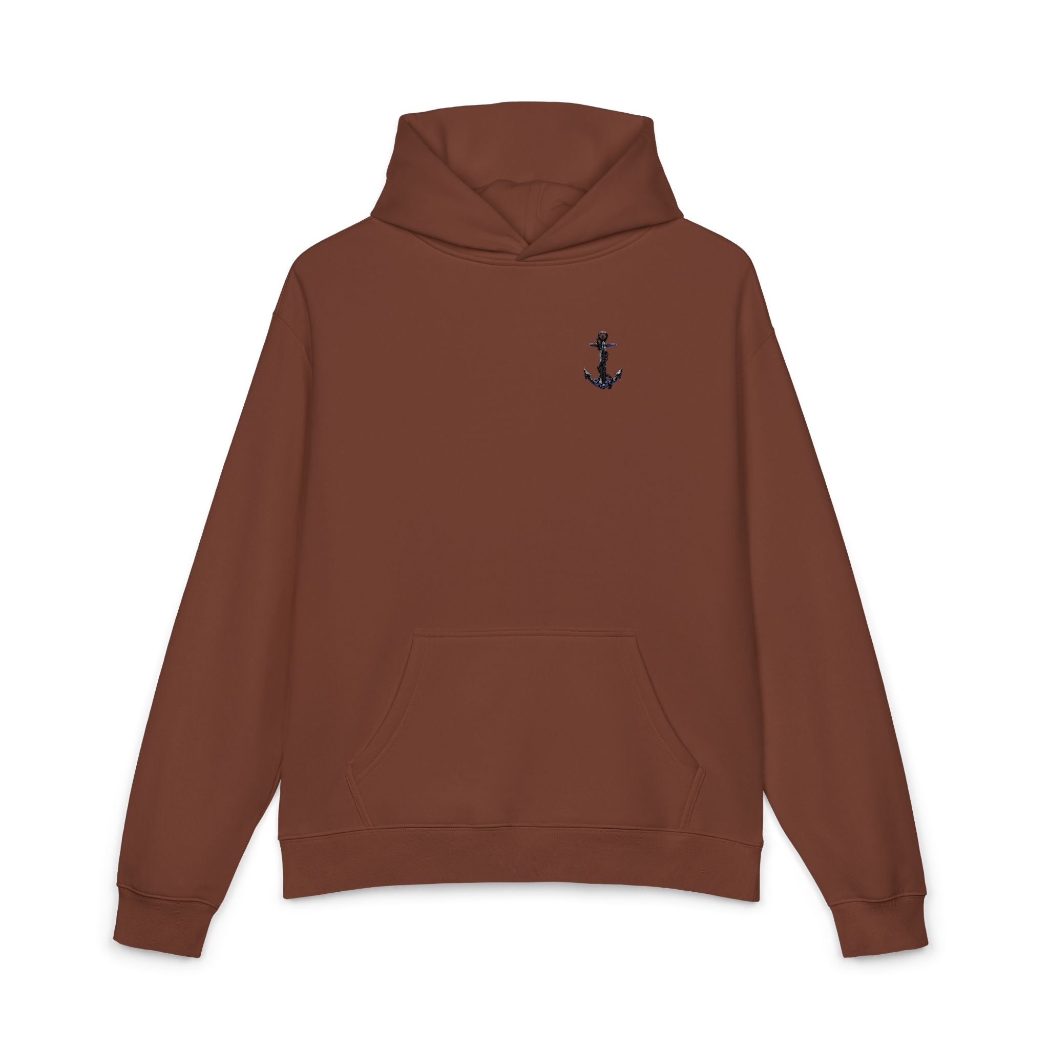 Copy of Anchor Embroidered Hoodie — Minimal Nautical Relaxed Pullover