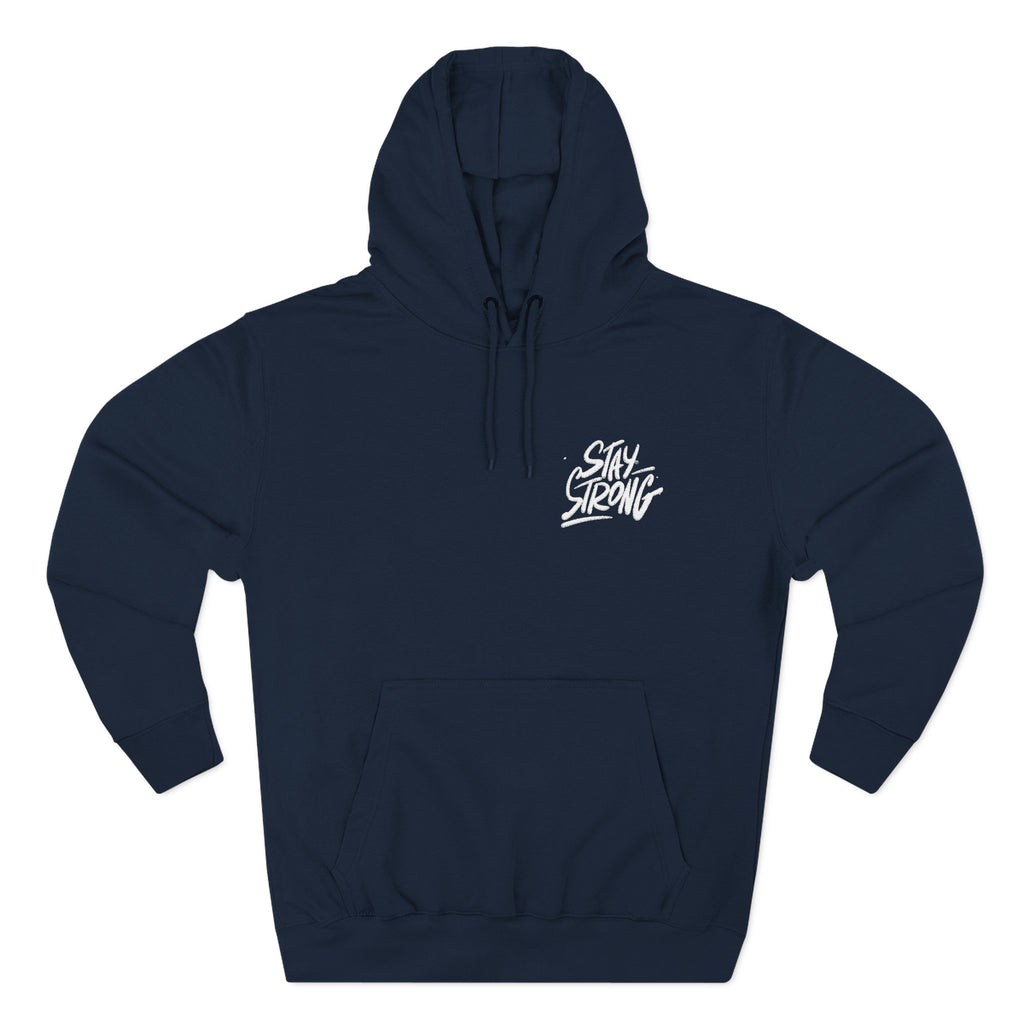 Stay Strong Hoodie — Motivational ‘Stay Strong’ Fleece Pullover